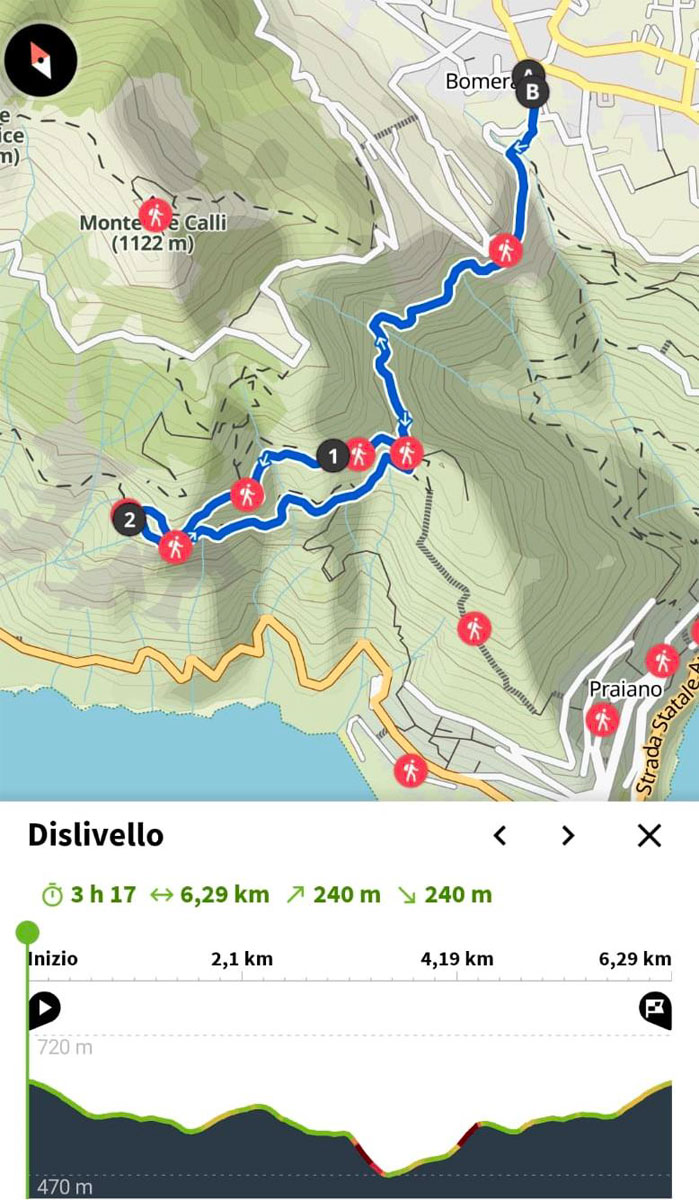 Path of the Gods loop trail